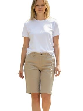 Dockers Women's Khaki Bermuda Shorts - Neutral Tan